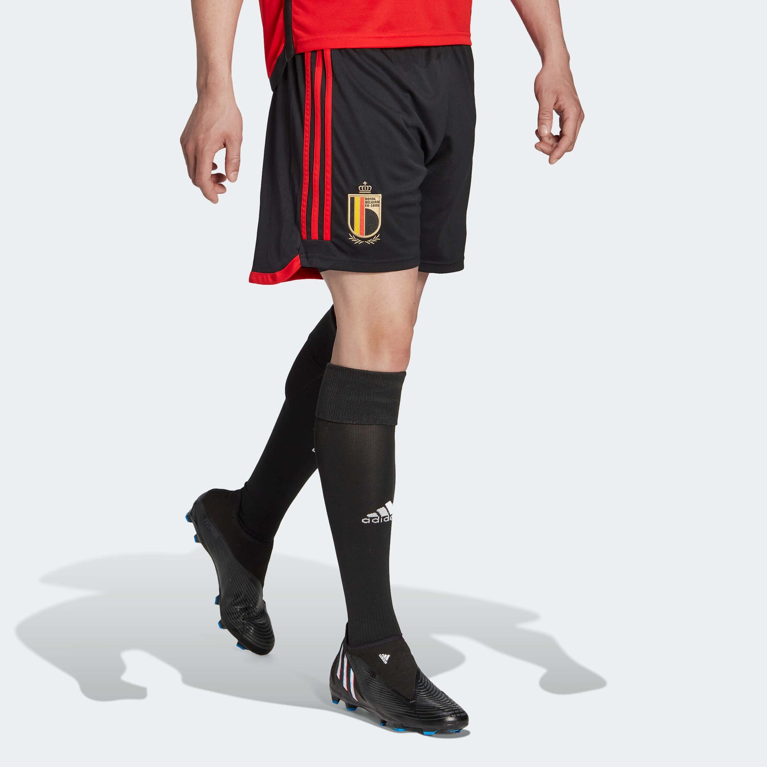 adidas 2022-23 Belgium Home Shorts (Model - Front)