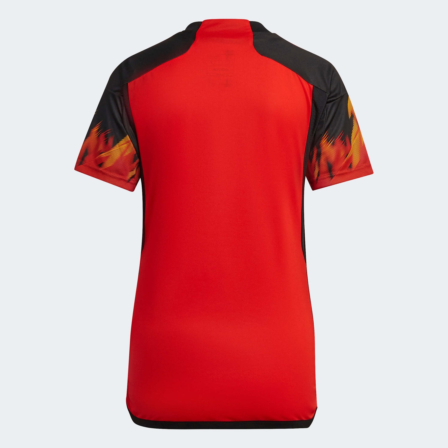 adidas 2022-23 Belgium Women's Home Jersey - Red-Black (Back)