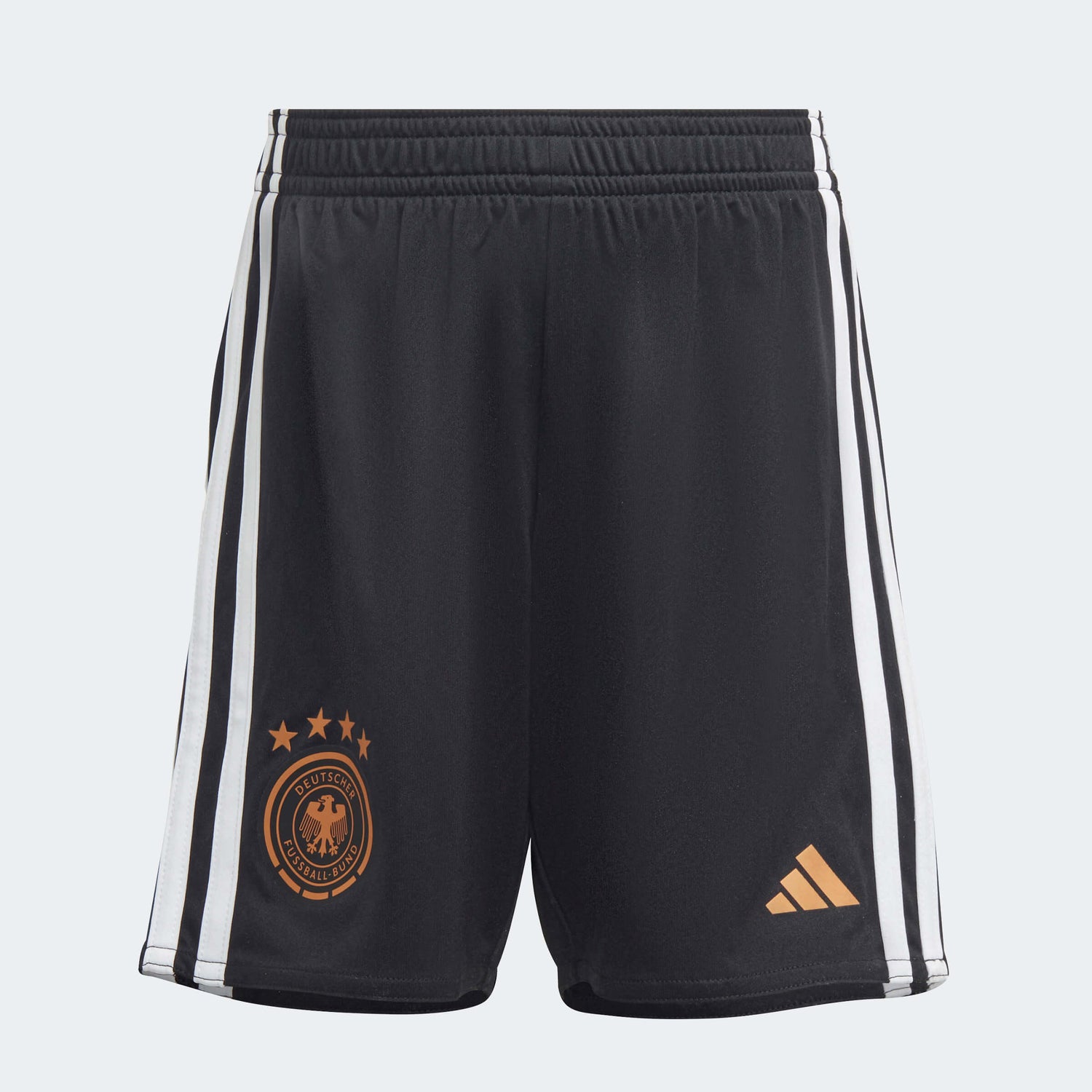 adidas 2022-23 Germany Home Mini Kit White-Black (Shorts - Front)