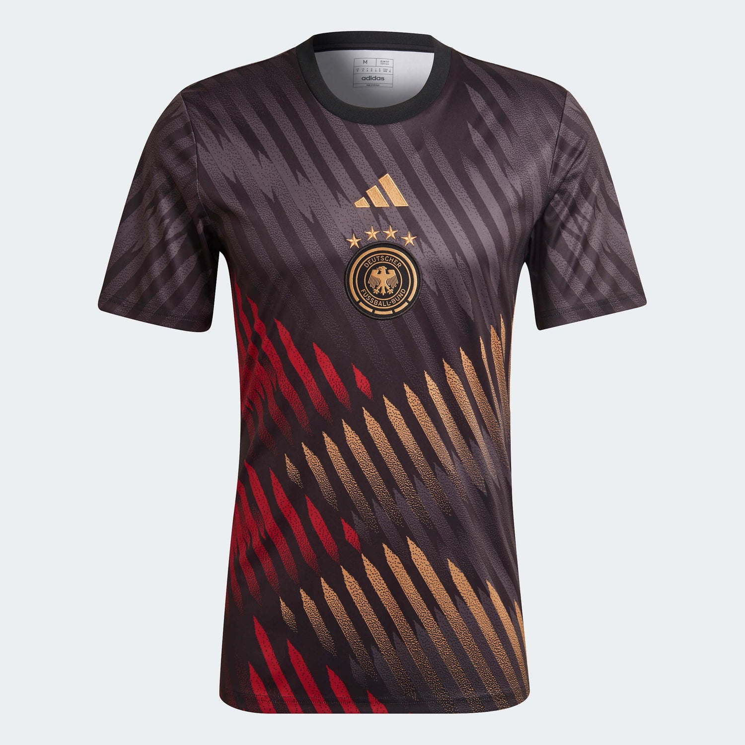 adidas 2022-23 Germany Pre-Match Jersey - Black-Grey-Red (Front)