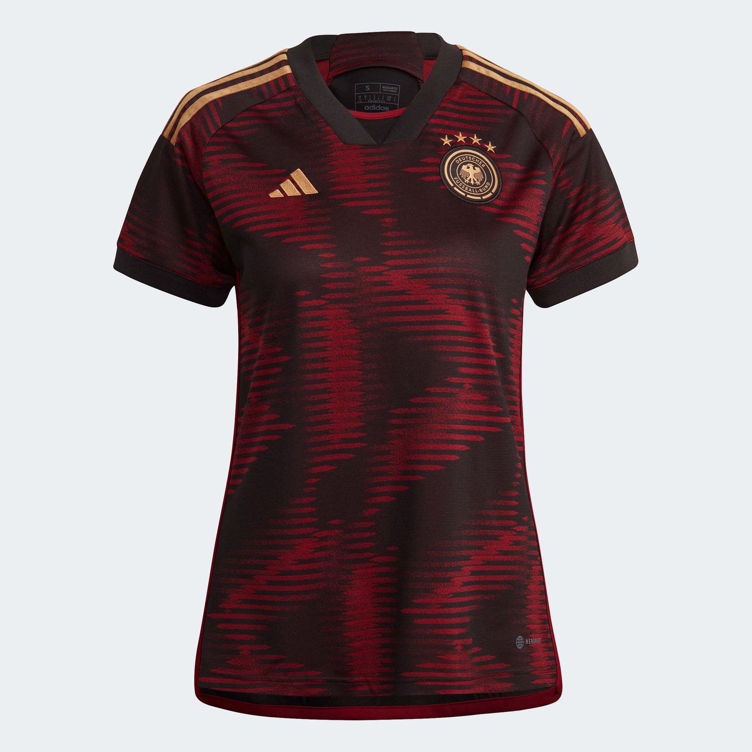  adidas 2022-23 Germany Women's Away Jersey Black (Front)