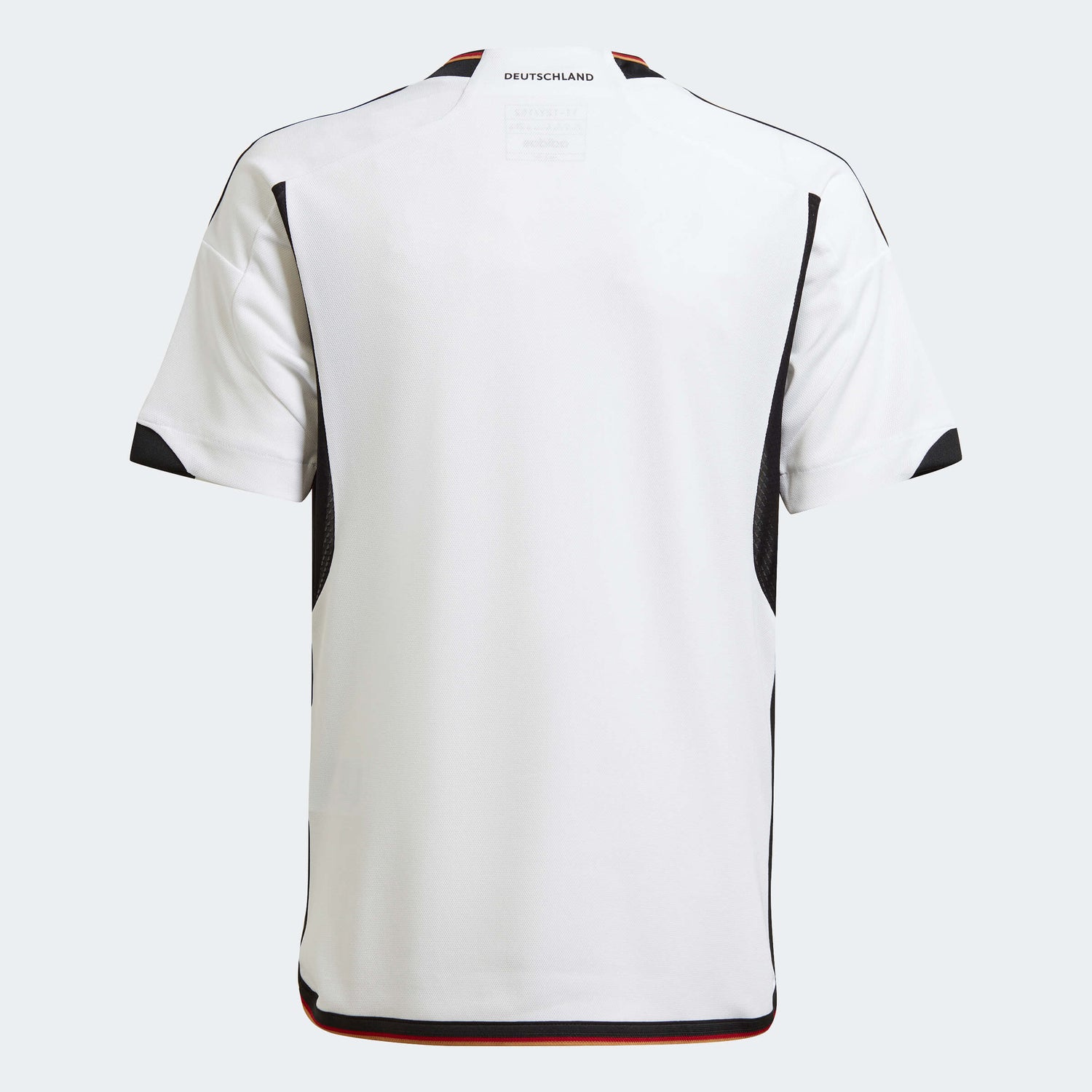 adidas 2022-23 Germany Youth Home Jersey White-Black (Back)