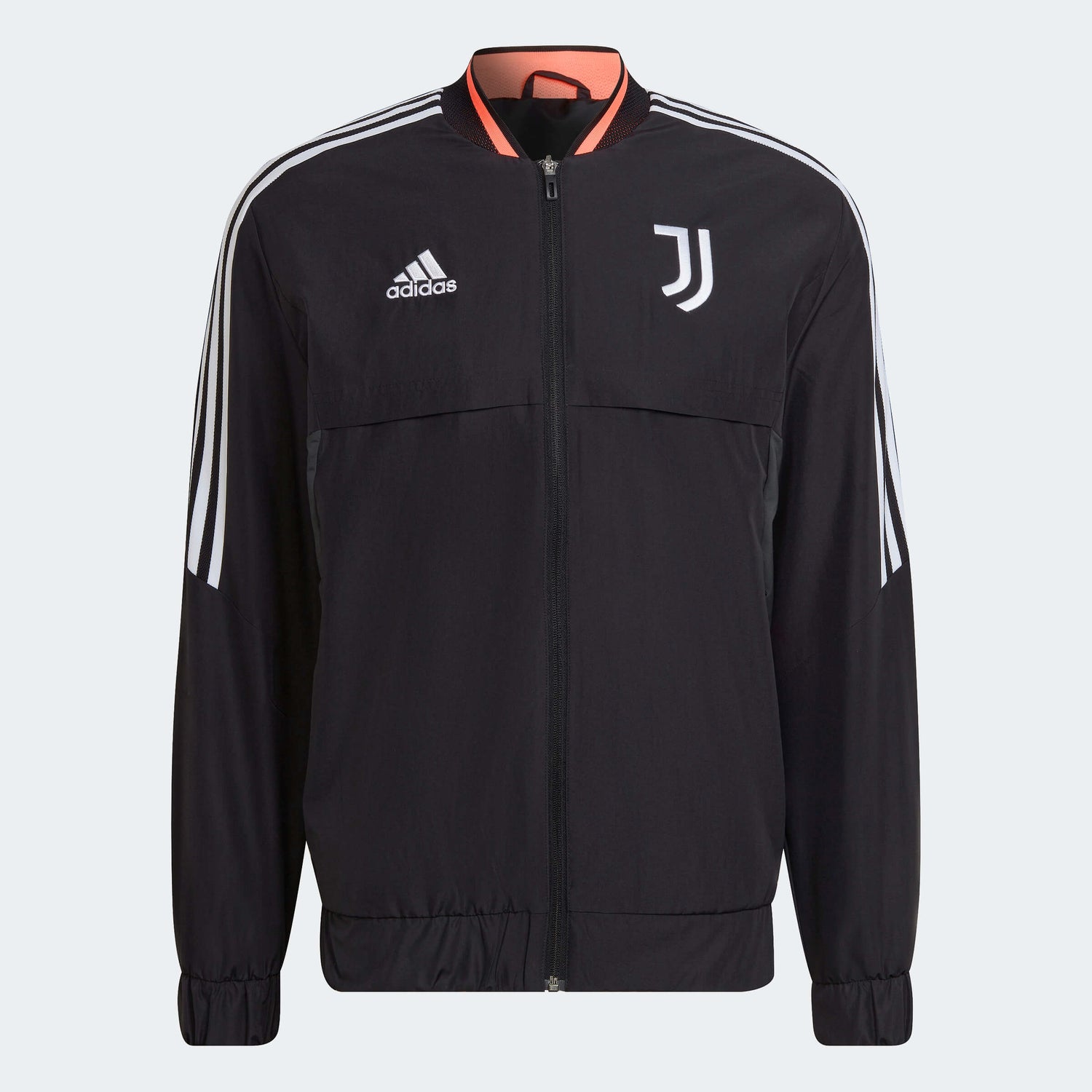 adidas 2022-23 Juventus Anthem Jacket - Black (Front)