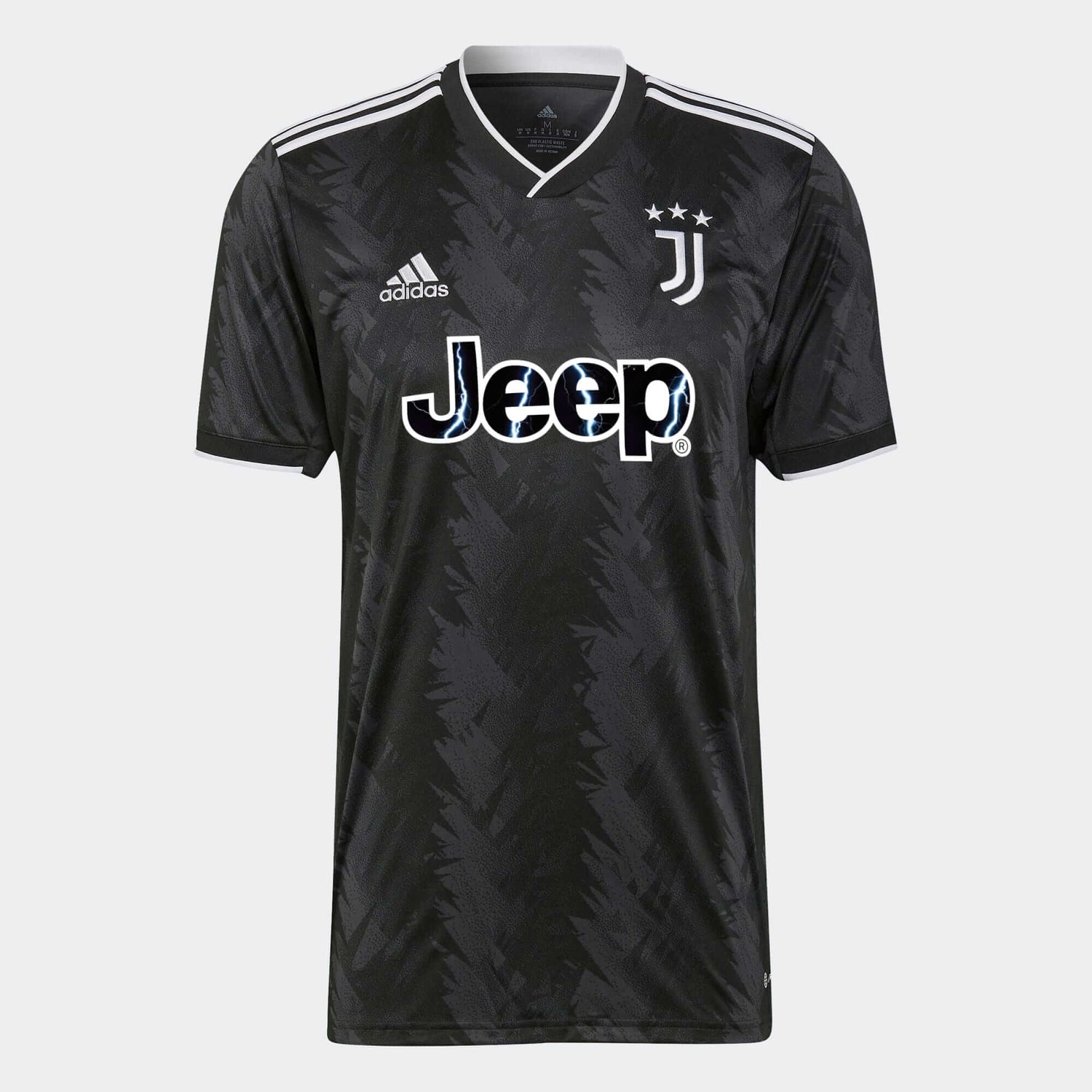 adidas 2022-23 Juventus Away Jersey - Black-White