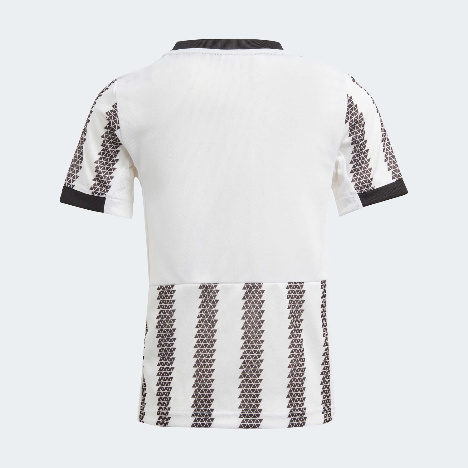 adidas 2022-23 Juventus Home Mini Kit - White-Black (Jersey - Back)