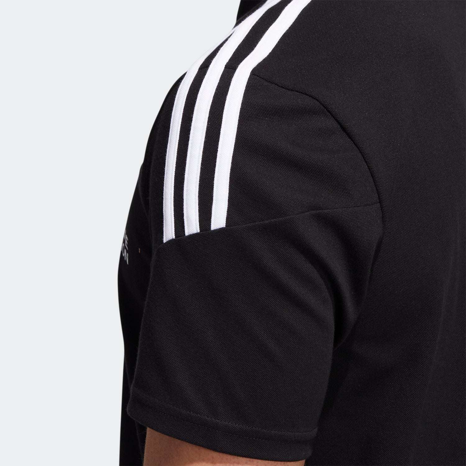 adidas 2022-23 LA Galaxy Condivo 22 Polo - Black-White (Detail 2)