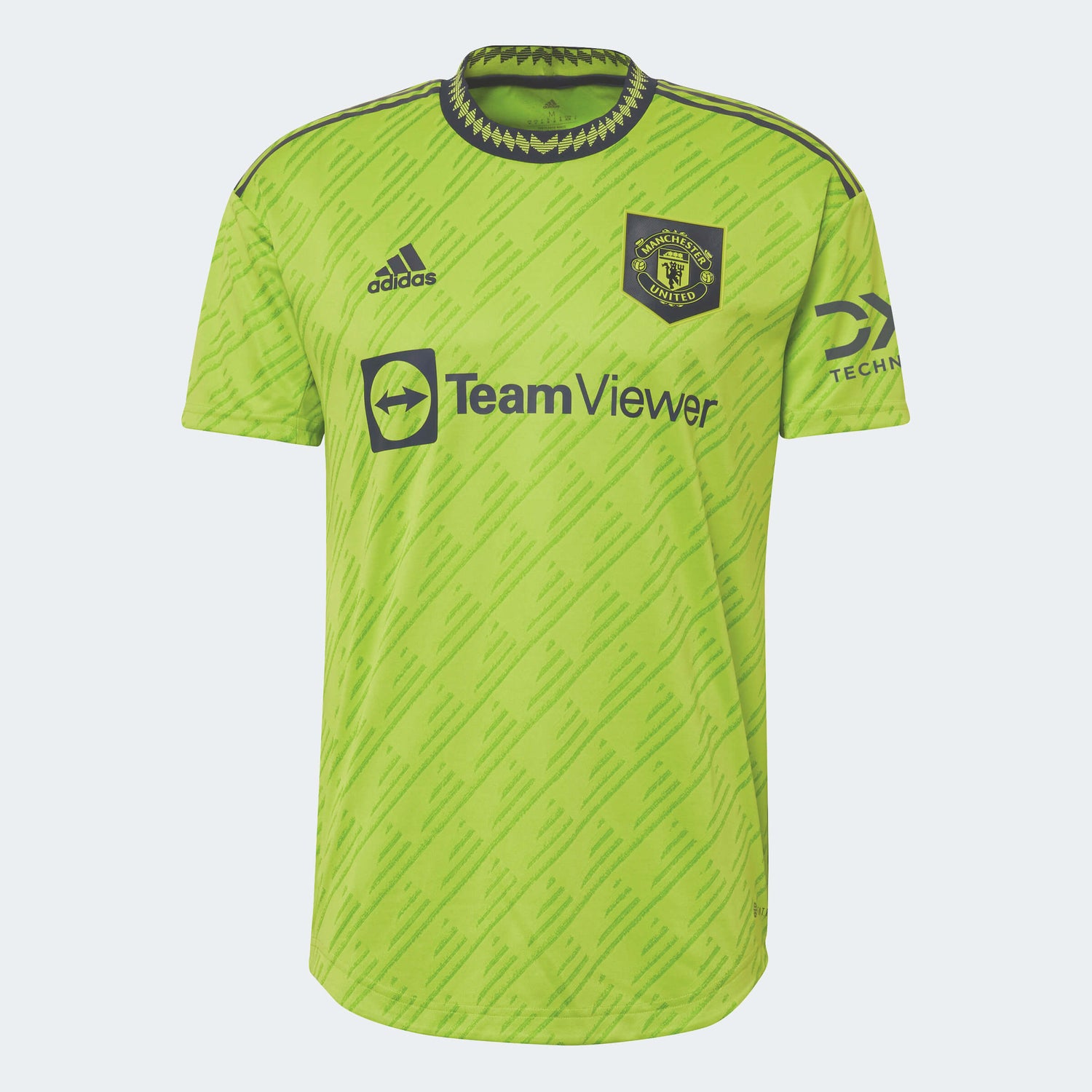 adidas 2022-23 Manchester United Authentic Third Jersey - Solar Slime