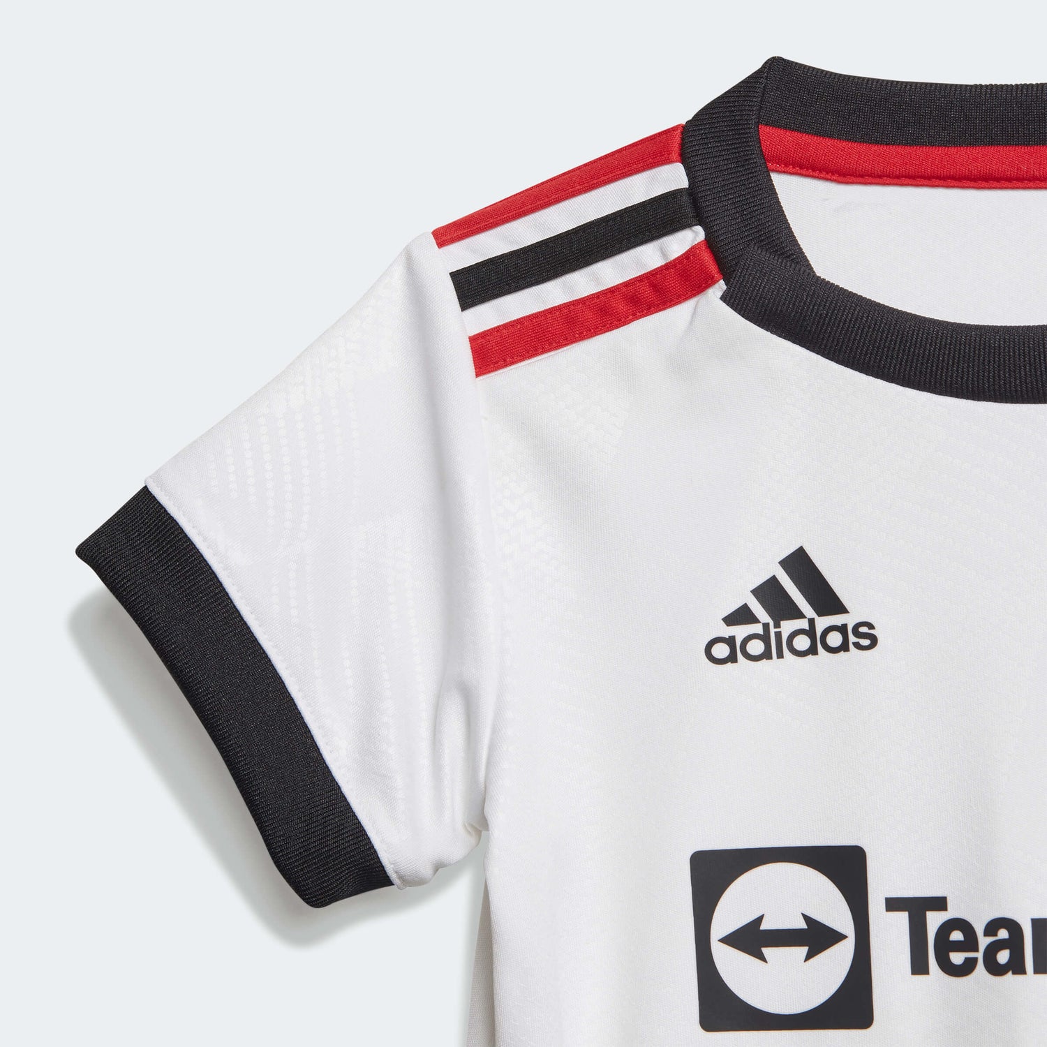 adidas 2022-23 Manchester United Away Baby Set - White-Black (Detail 1)