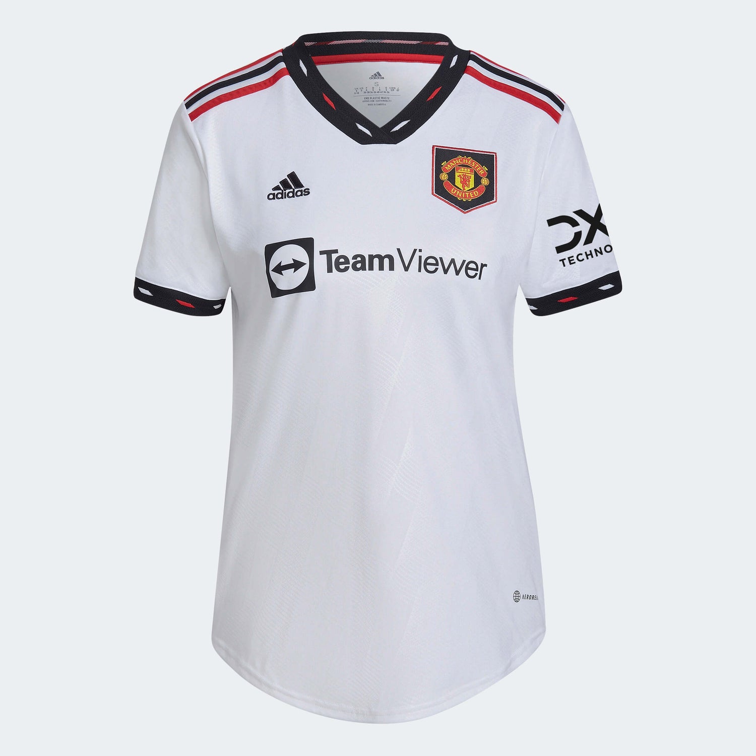 adidas 2022-23 Manchester United Women's Away Jersey - White (Front)