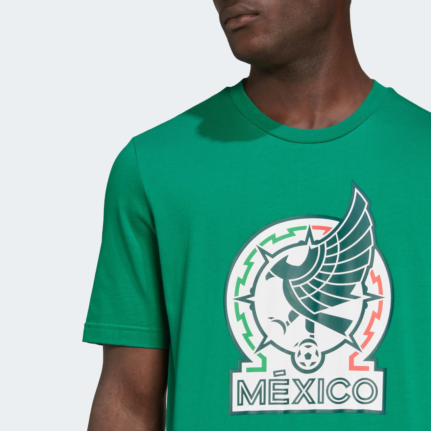 adidas 2022-23 Mexico Graphic Tee Green (Detail 1)