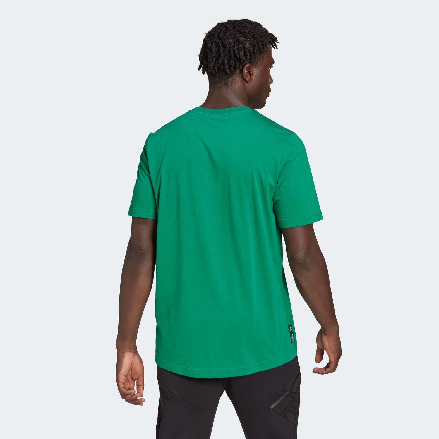 adidas 2022-23 Mexico Graphic Tee Green (Model - Back)