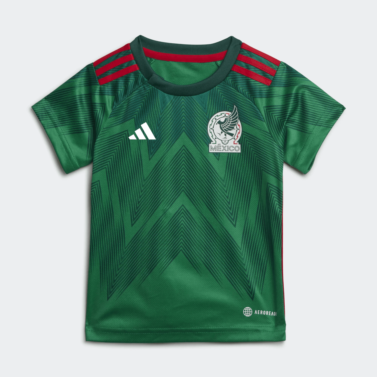 adidas 2022-23 Mexico Home Baby Kit Green (Jersey - Front)