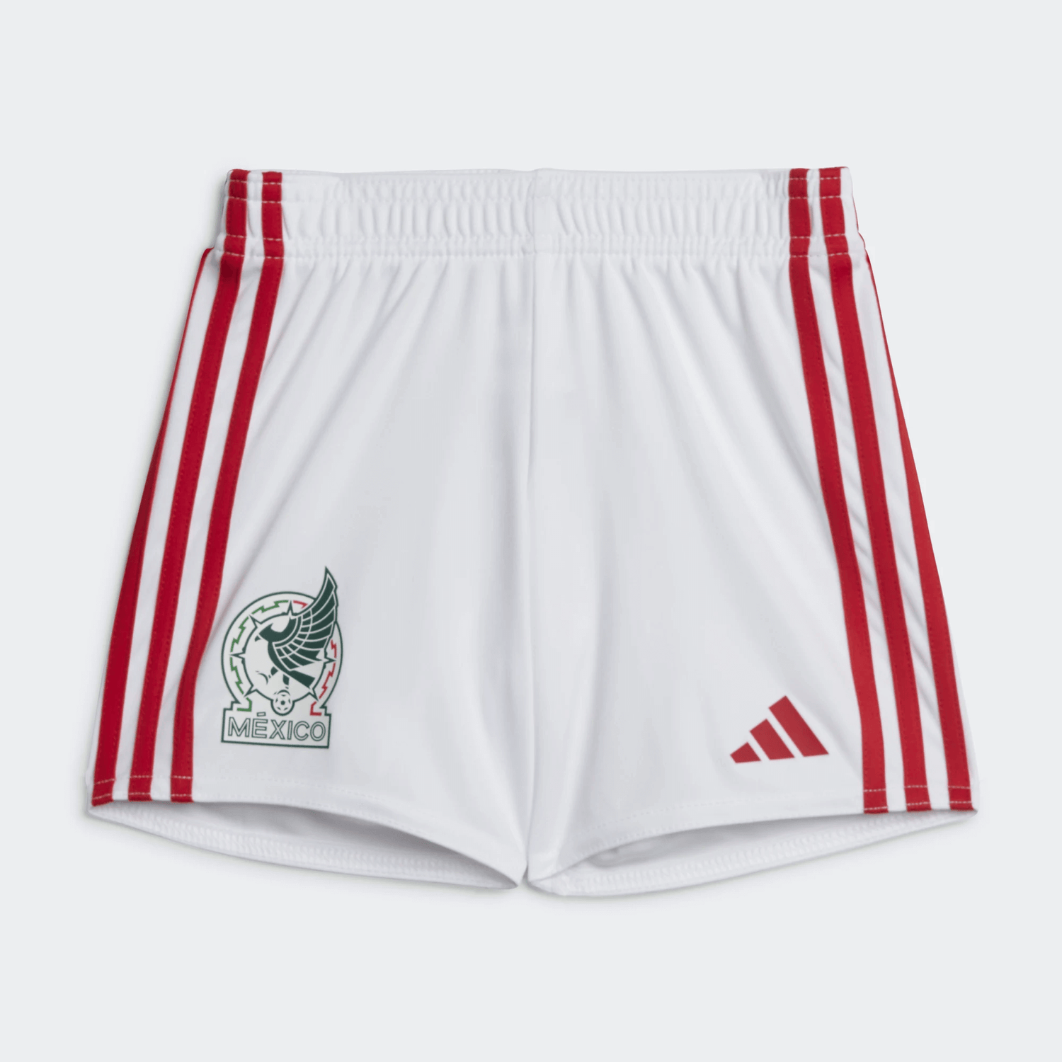 adidas 2022-23 Mexico Home Baby Kit Green (Shorts - Front)