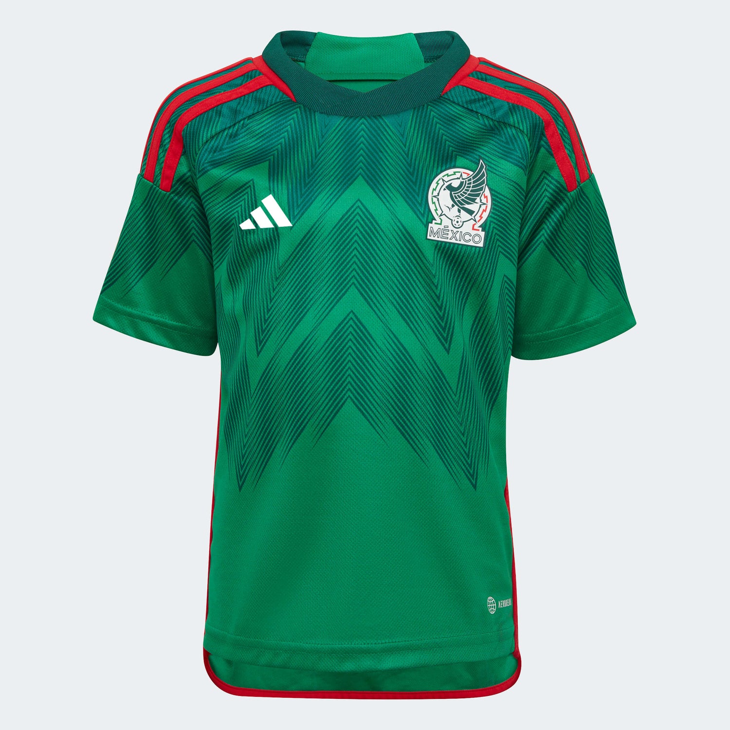 adidas 2022-23 Mexico Home Mini Kit (Jersey - Front)