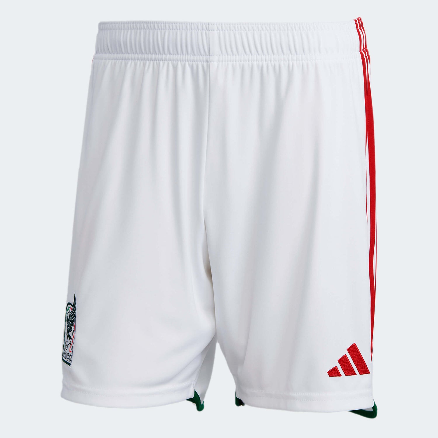 adidas 2022-23 Mexico Home Short White-Red (Front)