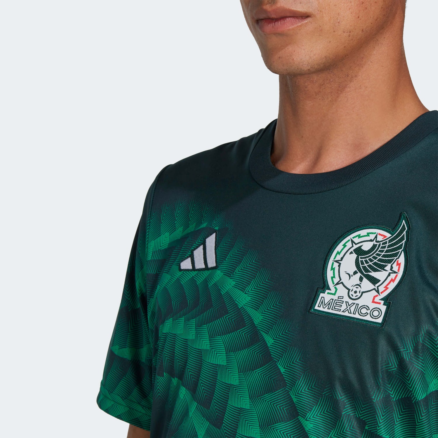adidas 2022-23 Mexico Pre-Match Jersey (Detail 1)