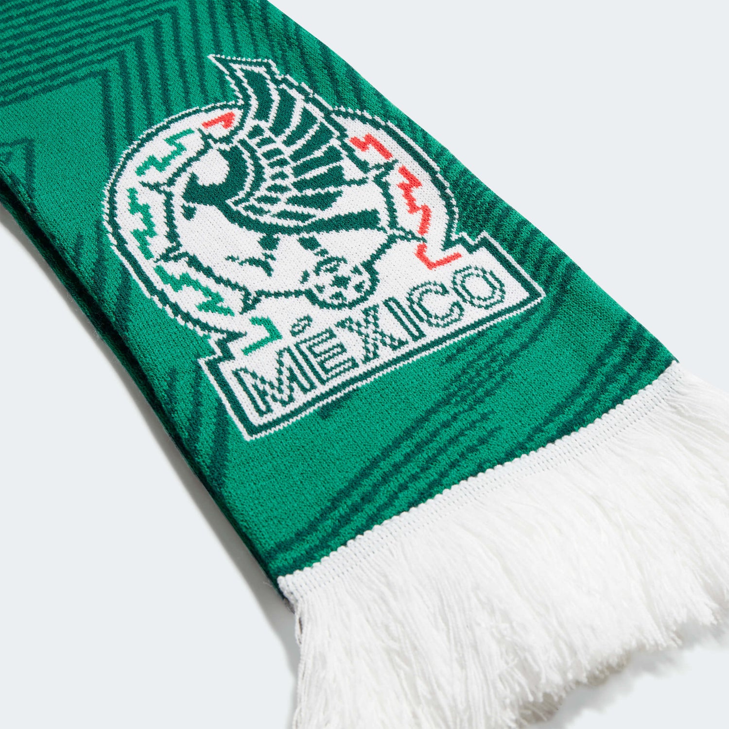 adidas 2022-23 Mexico Scarf - Green-White (Detail 2)