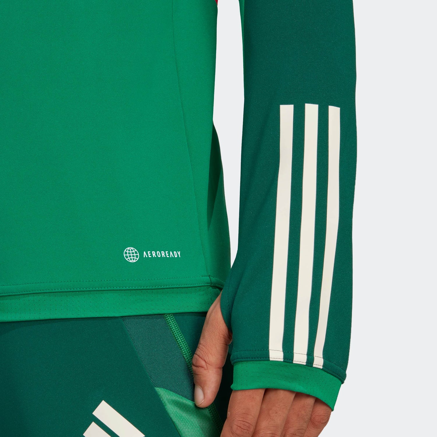 adidas 2022-23 Mexico Training Top Green (Detail 2)