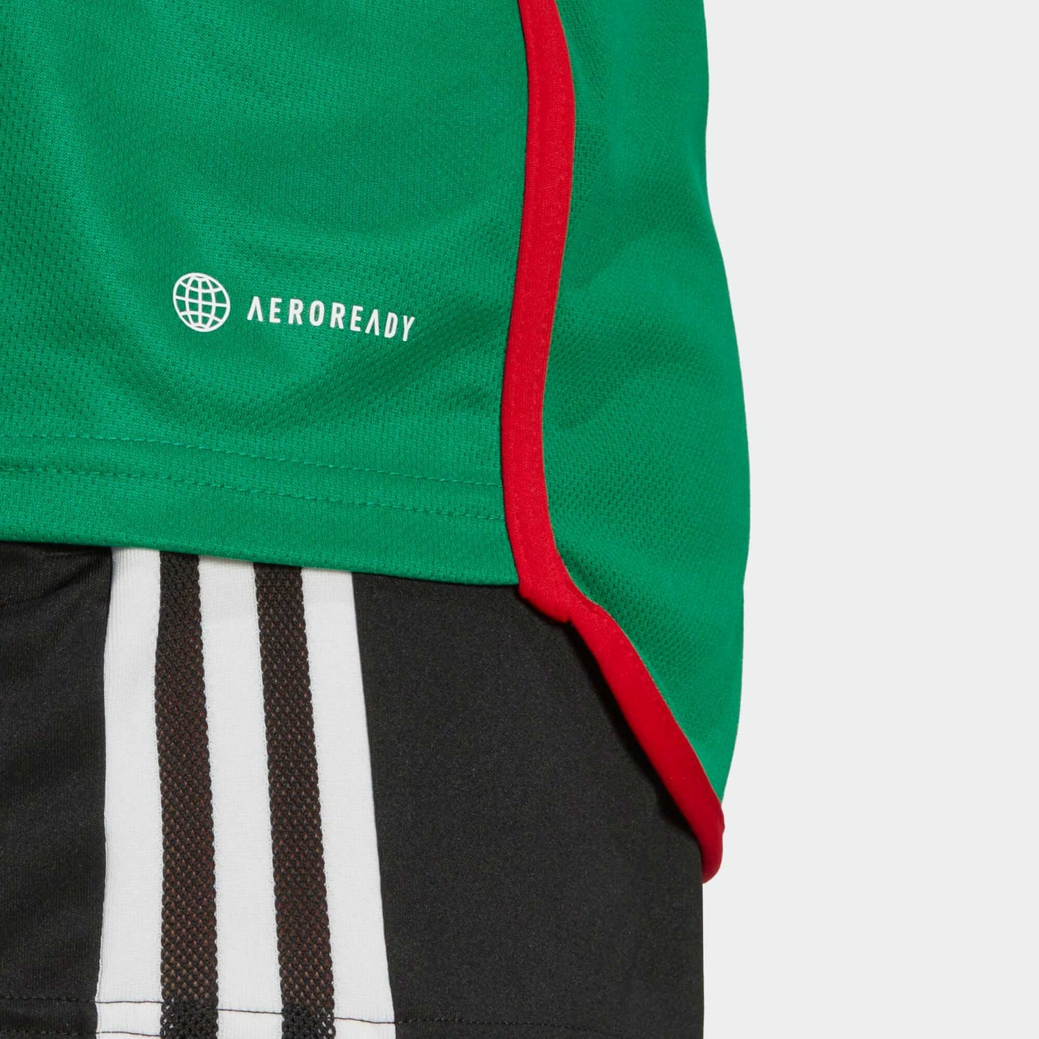adidas 2022-23 Mexico Women's Home Jersey - Green-Red (Detail 3)