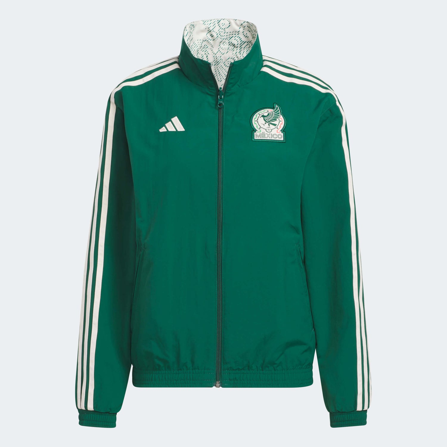 adidas 2022-23 Mexico Women's Anthem Jacket Green (Front)