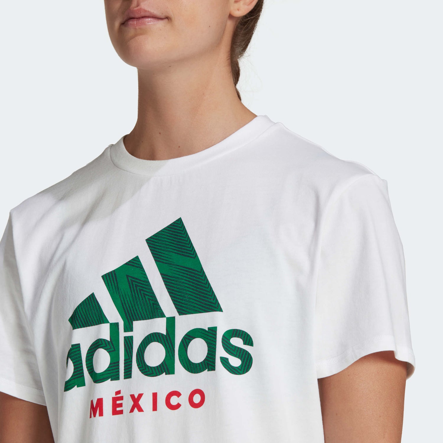 adidas 2022-23 Mexico Women's Tee - White (Detail 1)