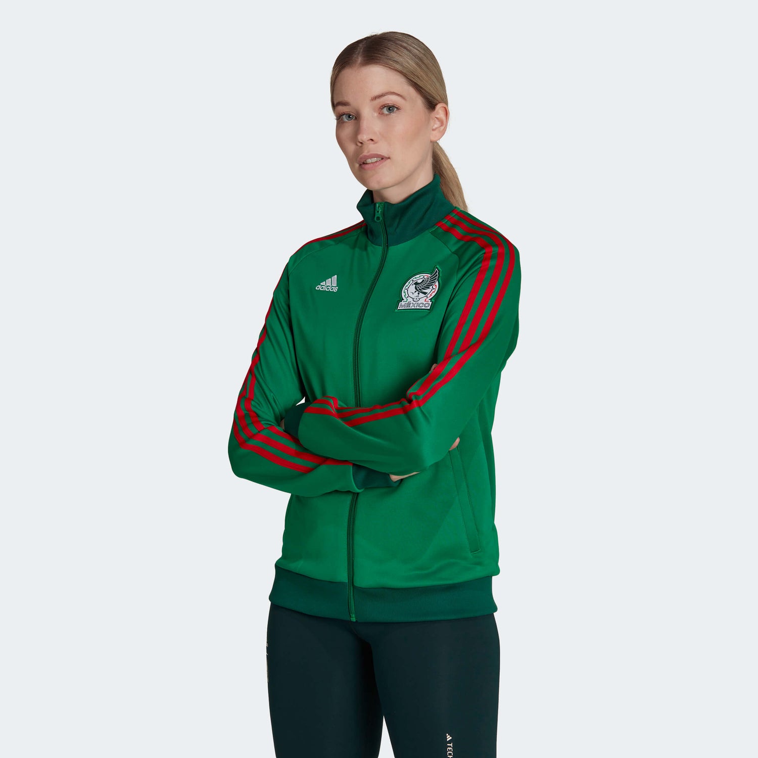 adidas 2022-23 Mexico Women's Track Top (Model - Front)