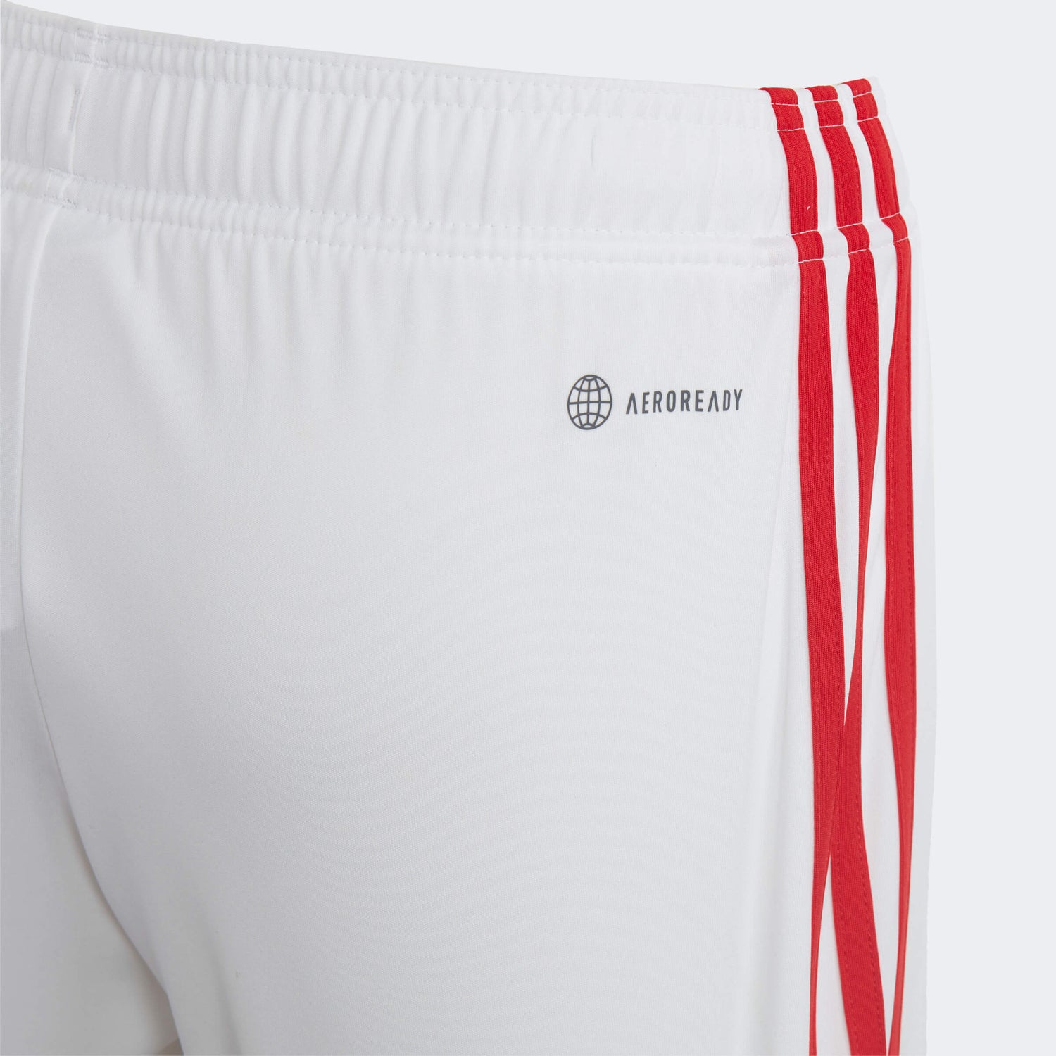 adidas 2022-23 Mexico Youth Home Shorts - White-Red (Detail 3)