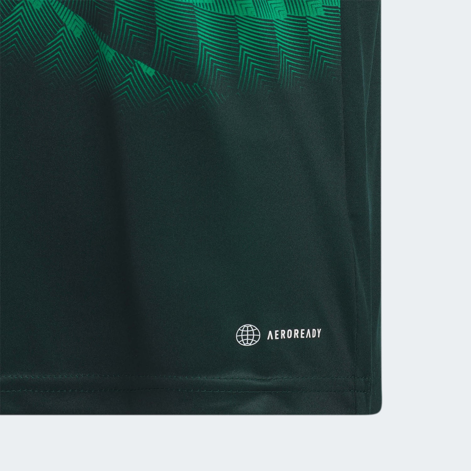adidas 2022-23 Mexico Youth Pre-Match Jersey - Green Night-Vivid Green (Detail 3)