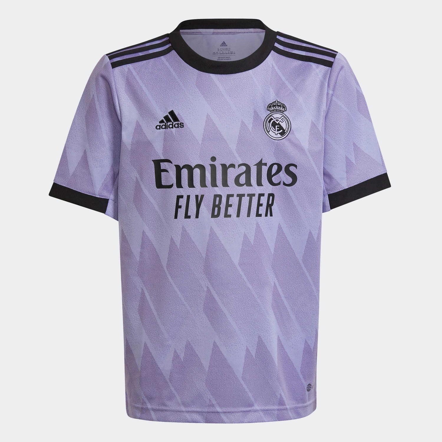 adidas 2022-23 Real Madrid Youth Away Jersey - Light Purple (Front)