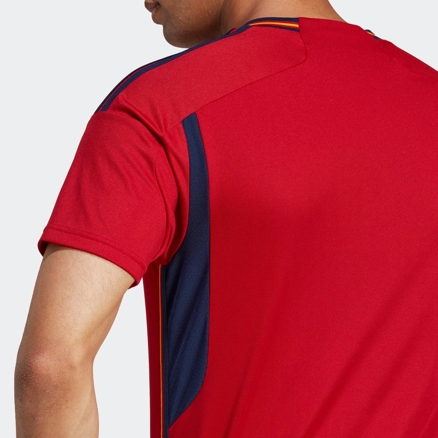 adidas 2022-23 Spain Home Jersey Red-Navy (Detail 2)