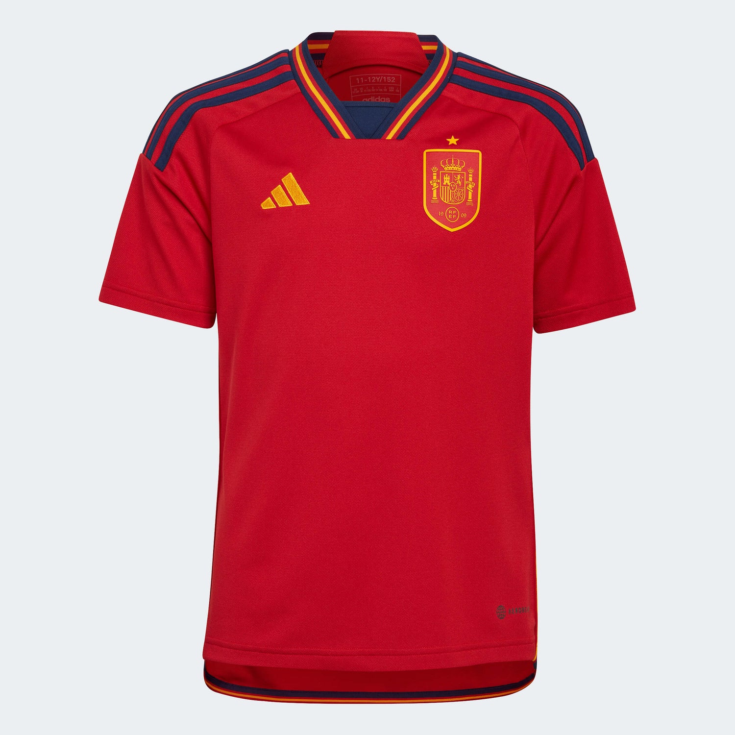 adidas 2022-23 Spain Youth Home Jersey - Red-Navy (Front)