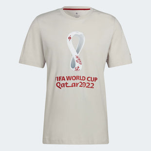 adidas 2022 FIFA World Cup Graphic Tee Talc (Front)