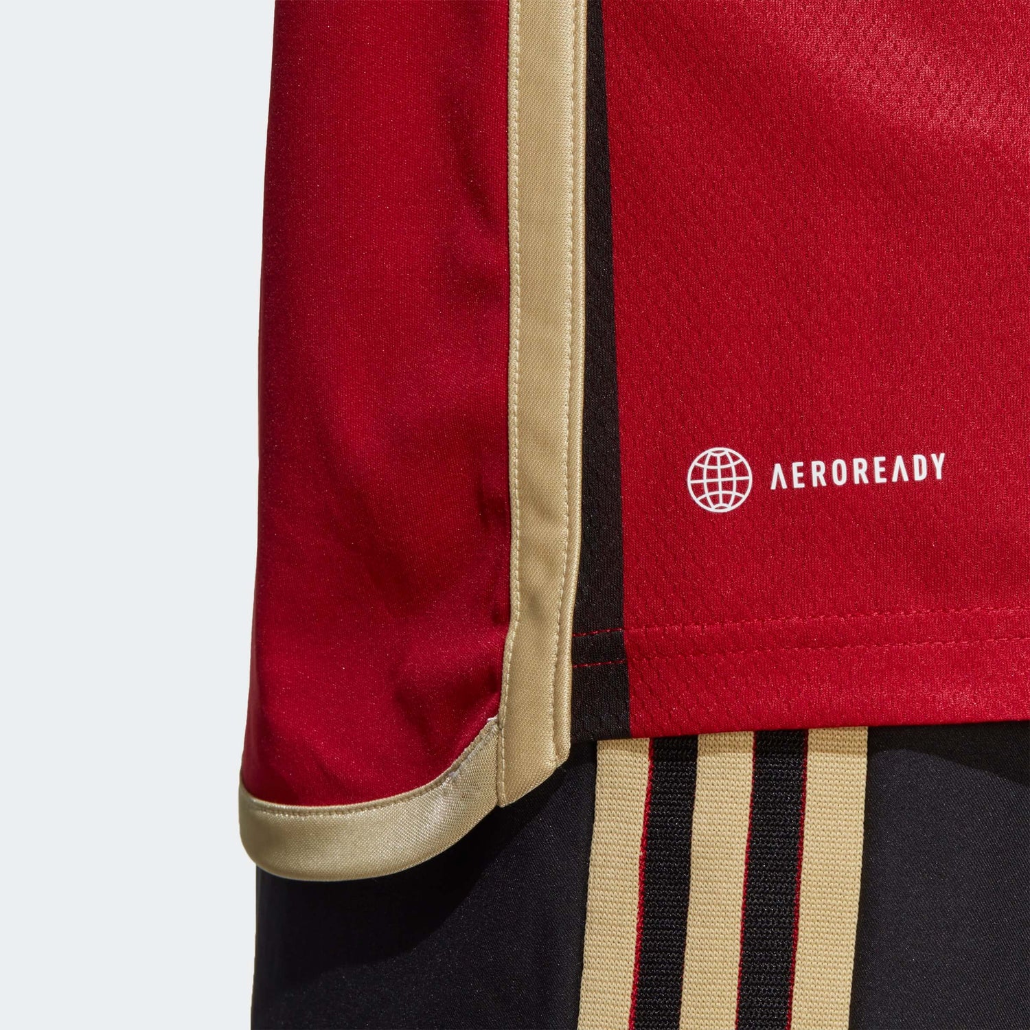 adidas 2023-24 Atlanta United FC Home Jersey - Black-Victory Red (Detail 2)