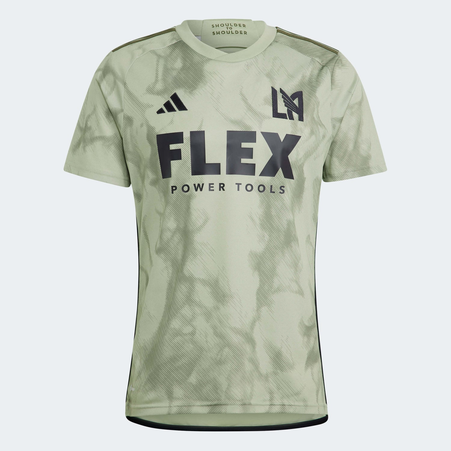 adidas 2023-24 LAFC Away Jersey - Magic Lime-Tent Green (Front)