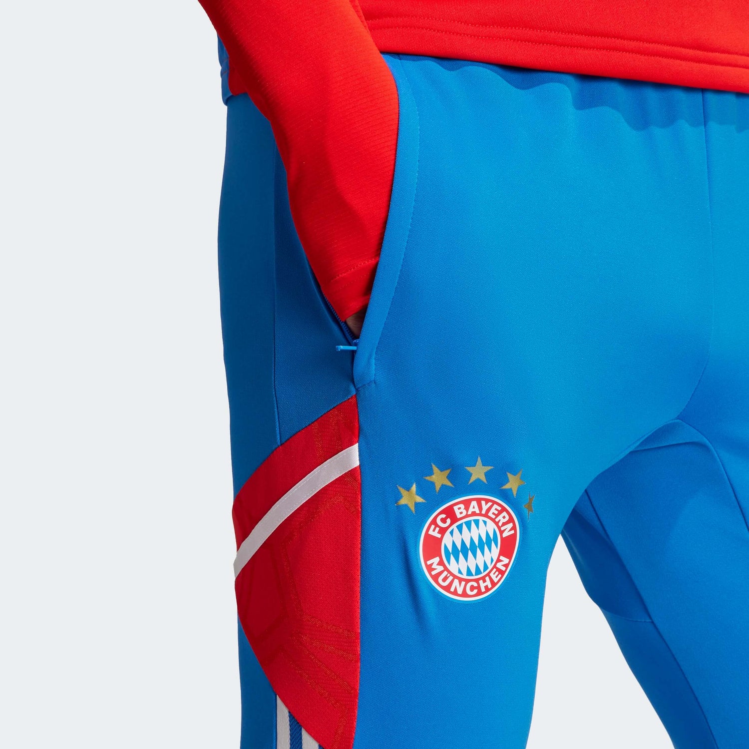adidas 2023 FC Bayern Munich Training Pants - Bright Royal (Detail 1)