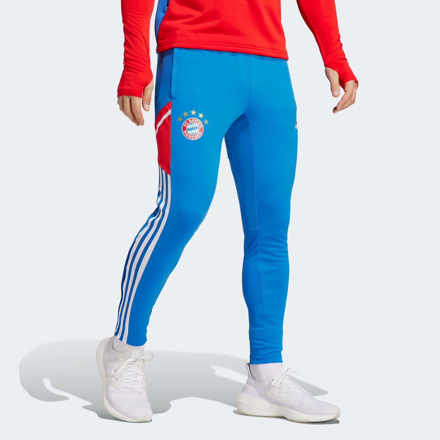 adidas 2023 FC Bayern Munich Training Pants - Bright Royal (Model - Front)