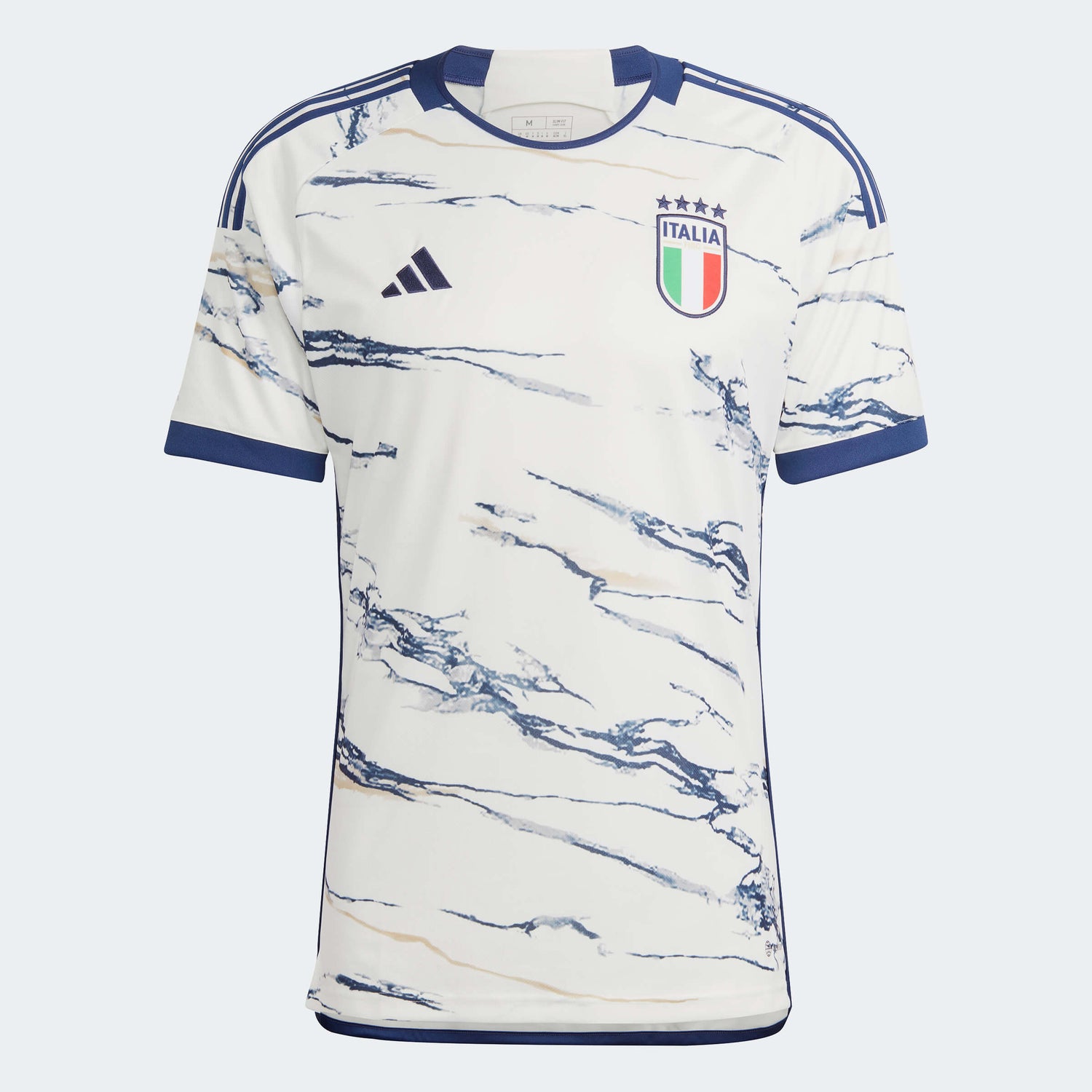 adidas 2023 Italy Away Jersey - White (Front)