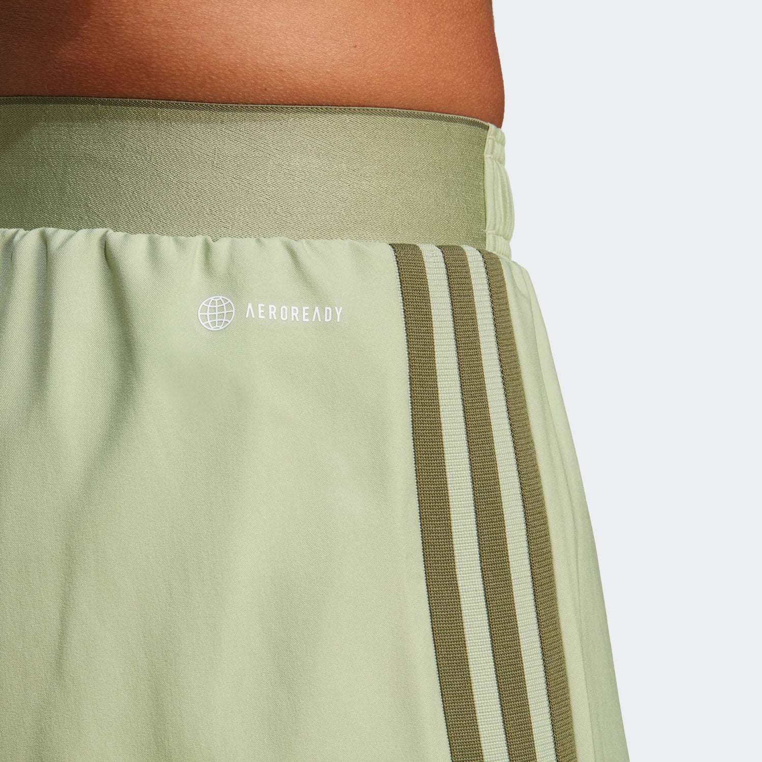 adidas 2023 LAFC Authentic Away Shorts - Magic Lime-Tent Green (Detail 1)