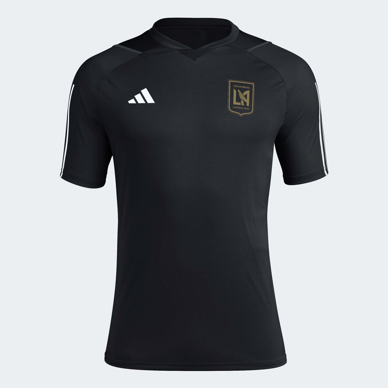adidas 2023 LAFC Tiro 23 Training Jersey - Black (Front)