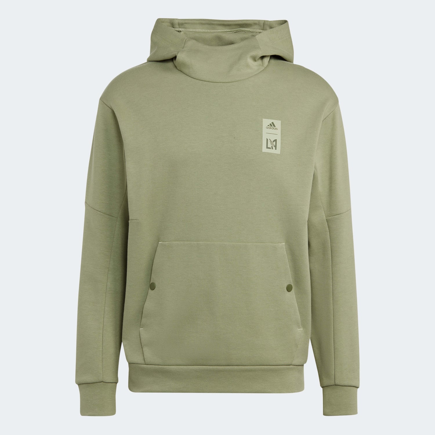 adidas 2023 LAFC Travel Hoodie - Green (Front)