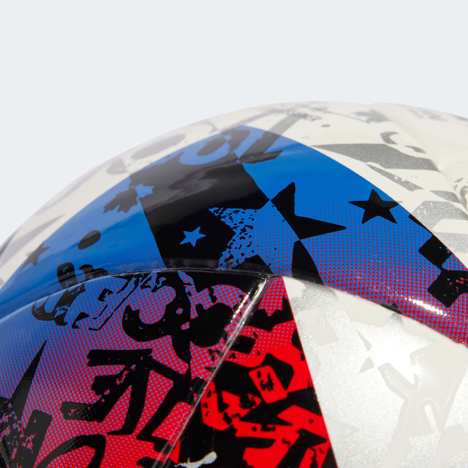 adidas 2023 MLS Mini Ball - White-Blue-Red (Detail 2)