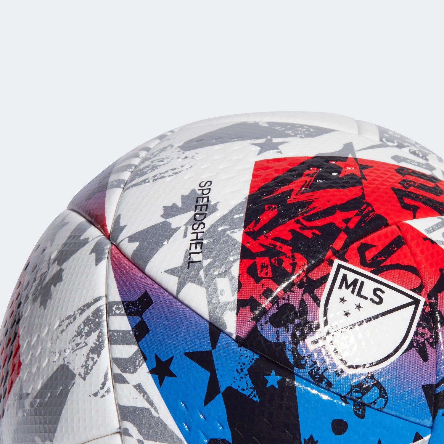 adidas 2023 MLS Pro Ball - White-Red-Blue (Detail 1)