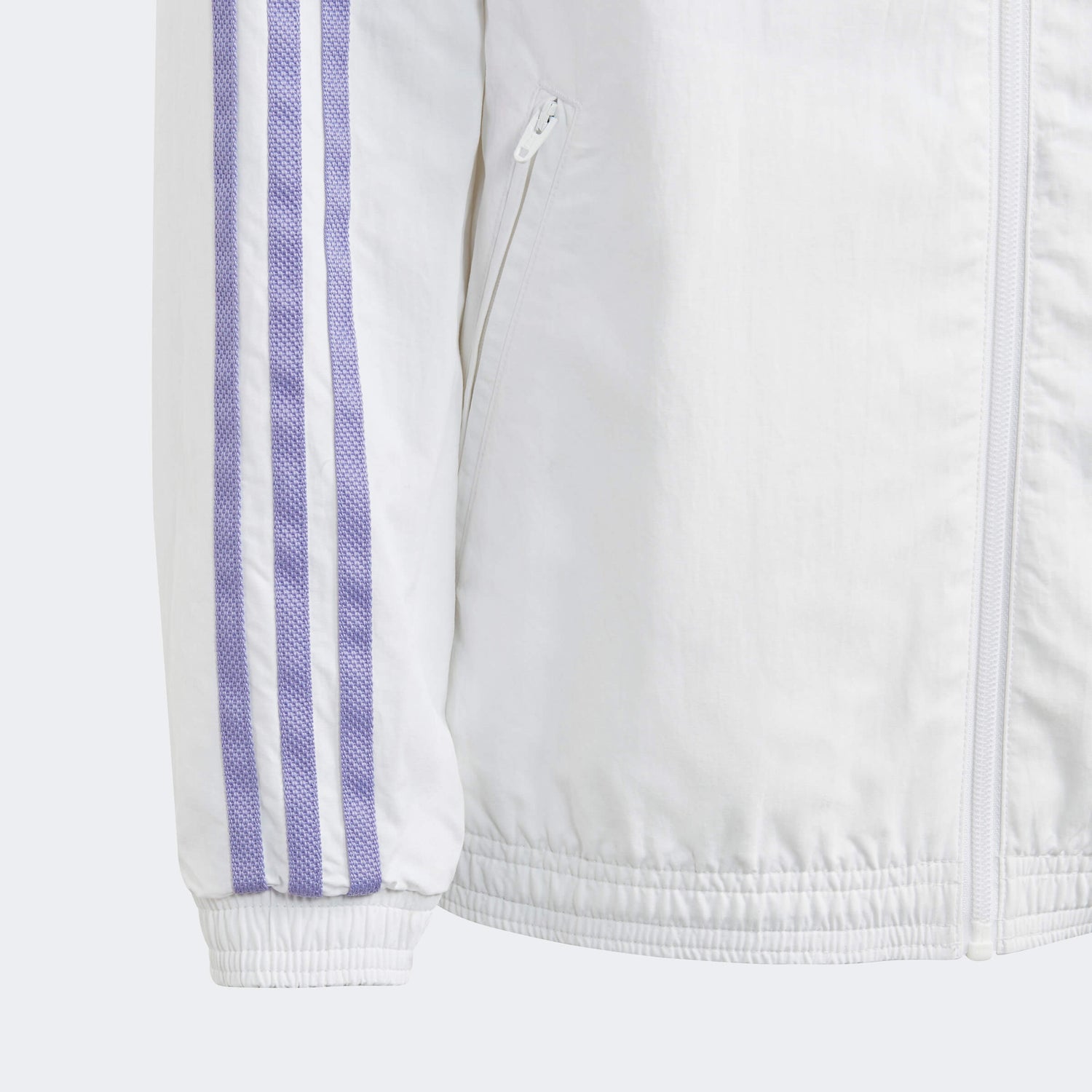 adidas 2023 Real Madrid Youth Reversible Anthem Jacket - White (Detail 3)