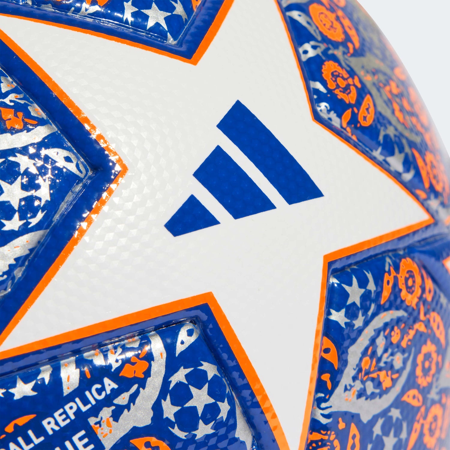 adidas 2023 UCL Istanbul League Ball - White-Blue-Orange (Detail 1)