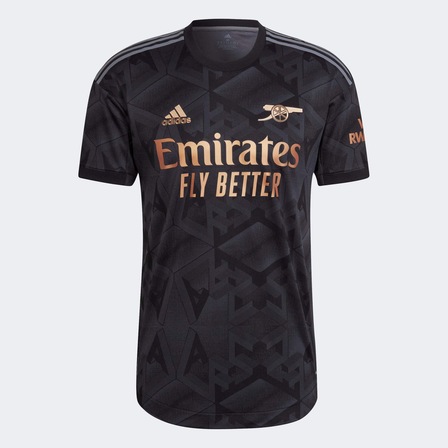 adidas 22-23 Arsenal Authentic Away Jersey - Black