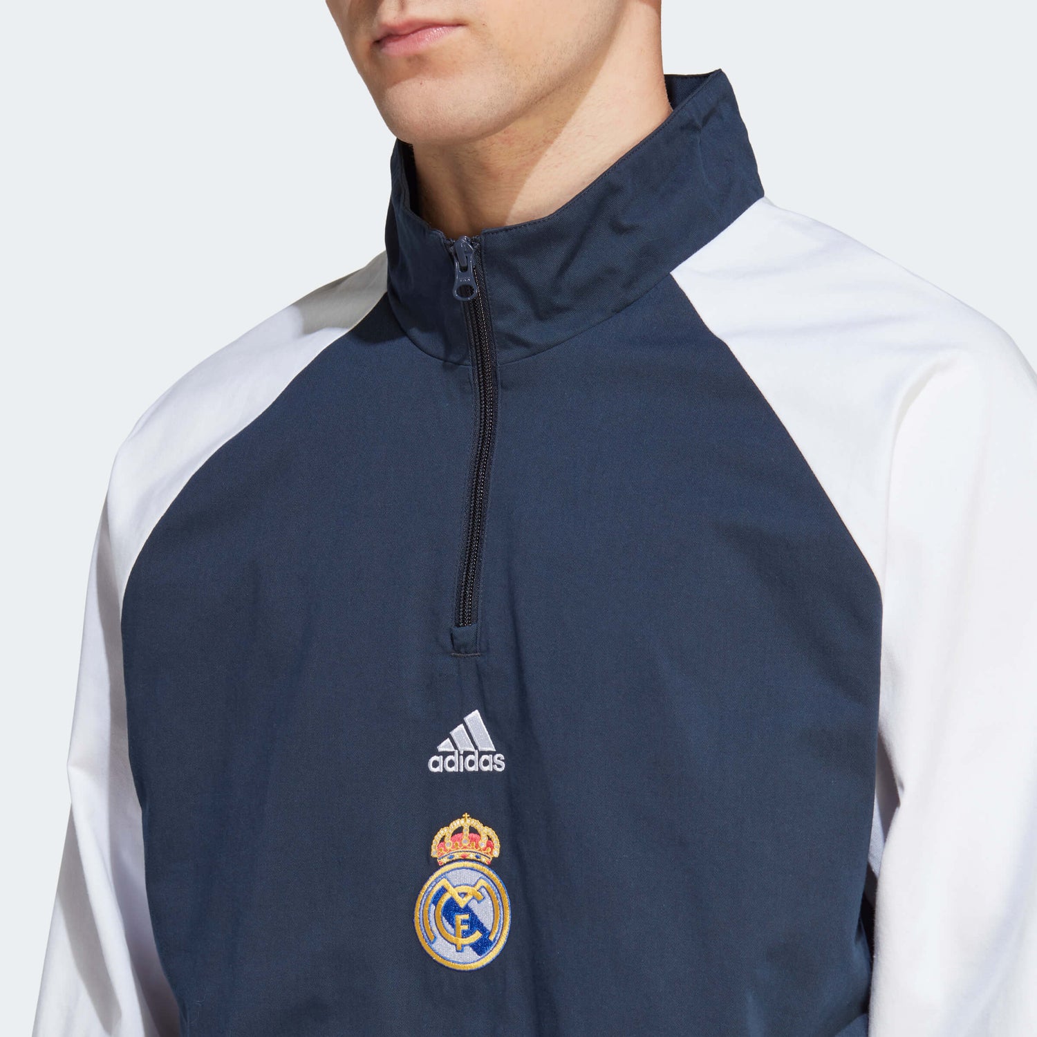 adidas 23 Real Madrid Icon Top - Night Navy (Detail 1)