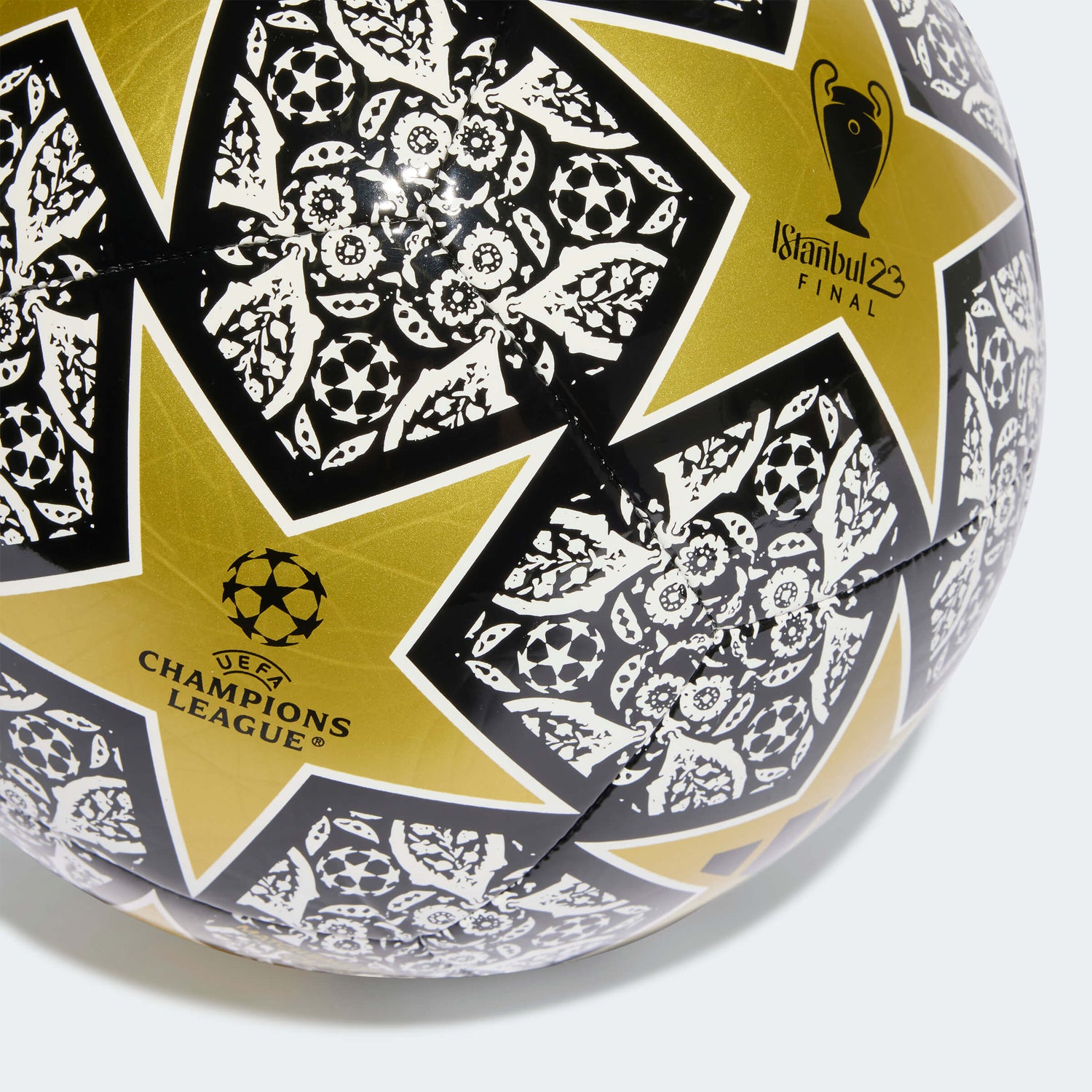 adidas 23 UCL Istanbul Club Ball - Black - Gold (Detail 2)