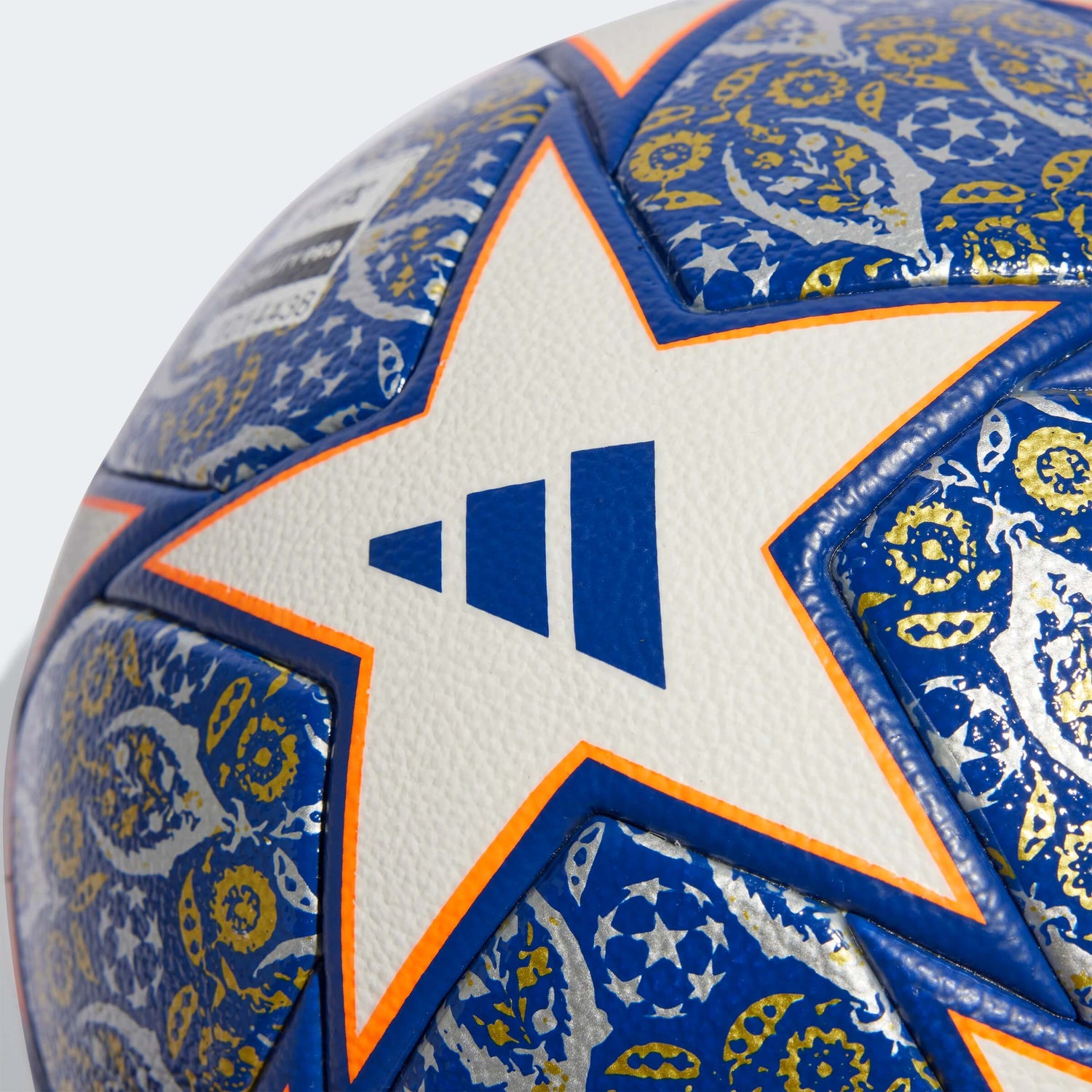 adidas 23 UCL Istanbul Competition Ball - White-Blue-Orange (Detail 1)