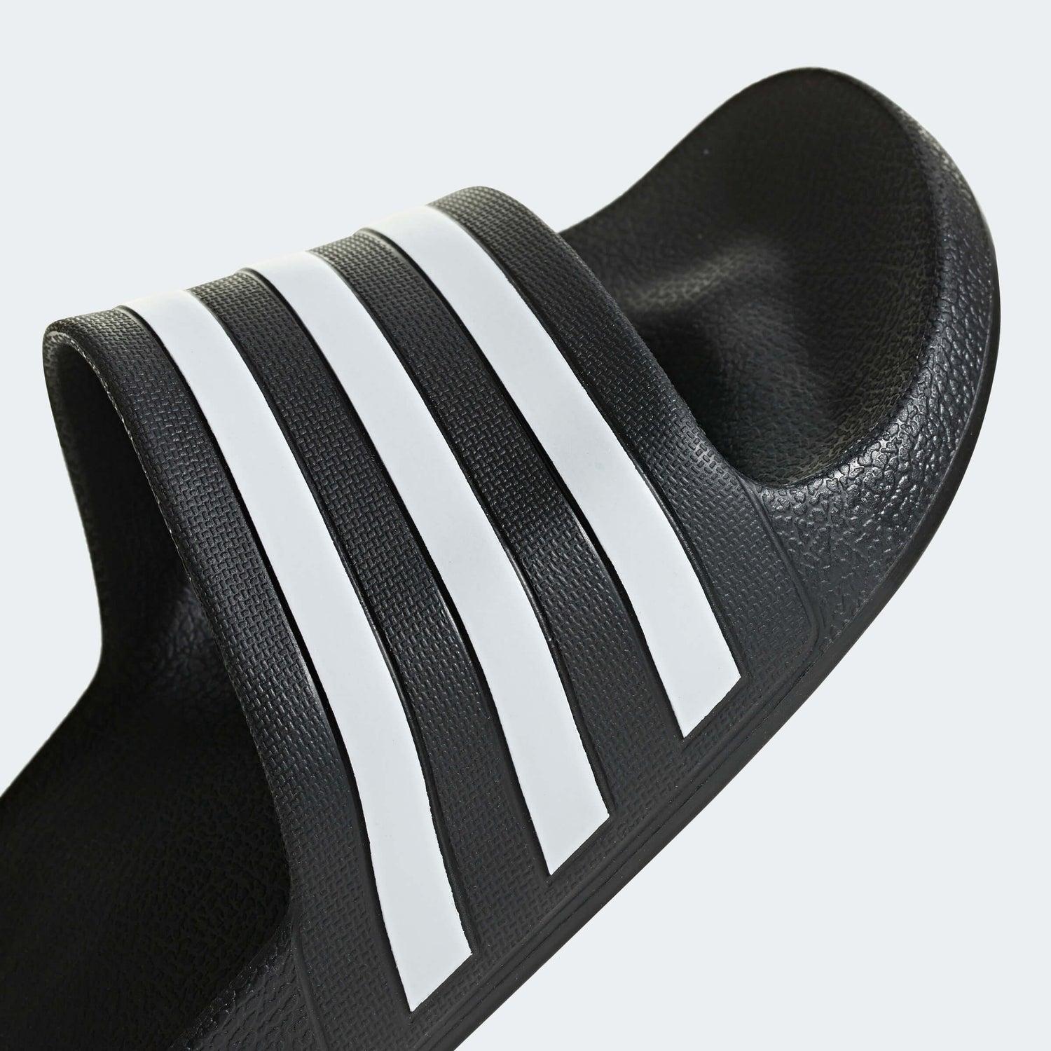 adidas Adilette Aqua - Black - White (Detail 1)