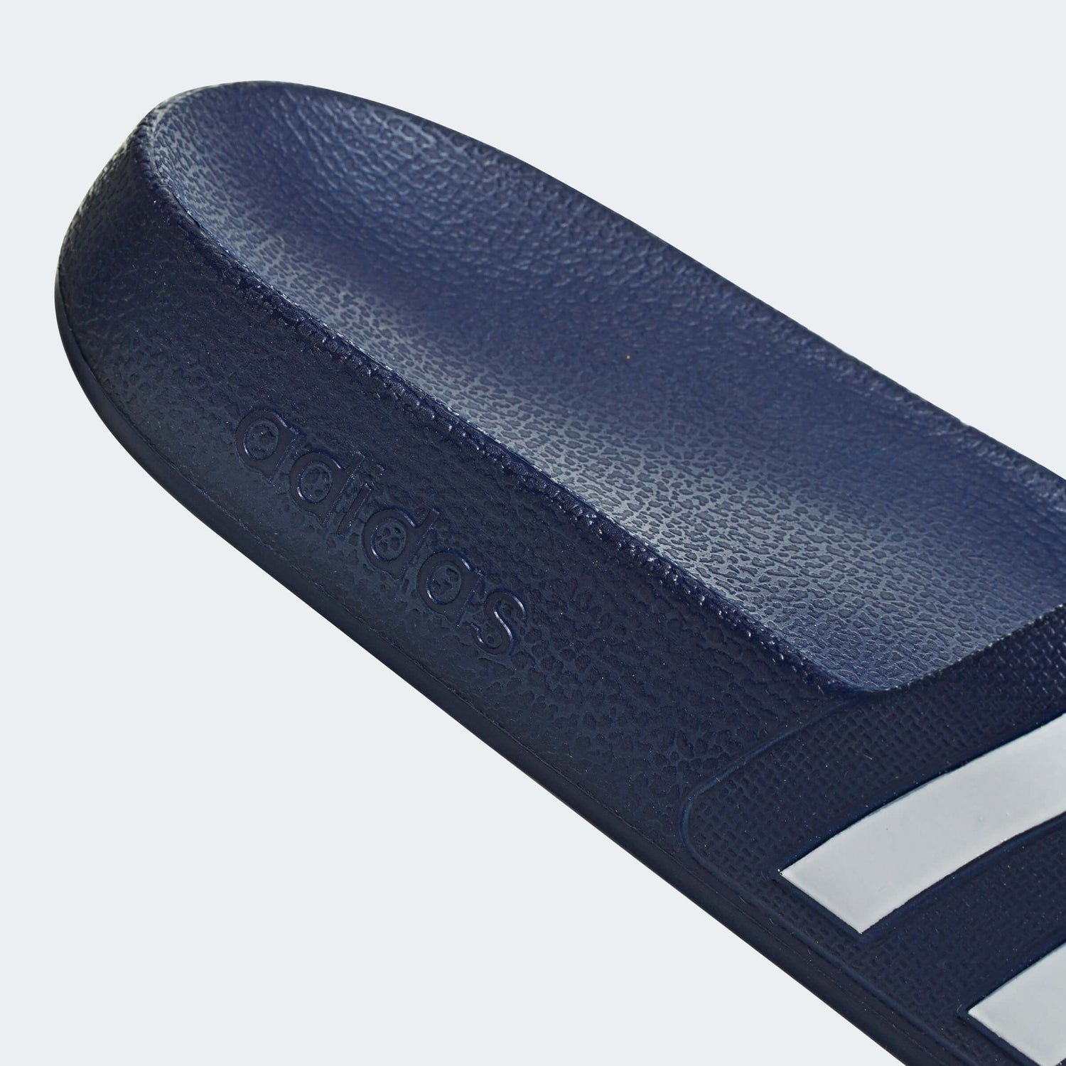 adidas Adilette Aqua Slides - Dark Blue-White (Detail 2)